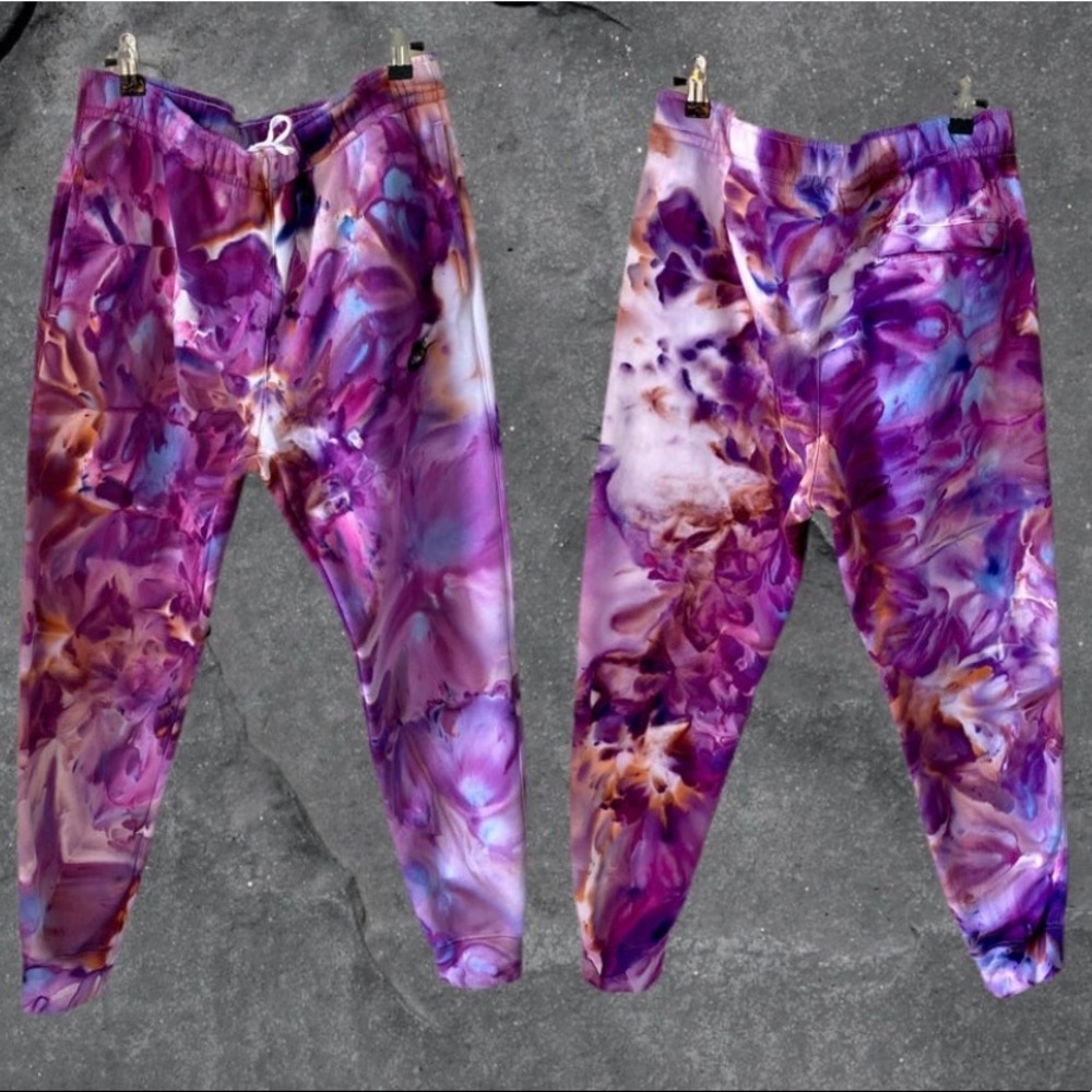 Tie dye Nike joggers